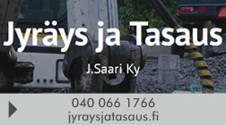 Jyräys ja tasaus J. Saari Ky logo